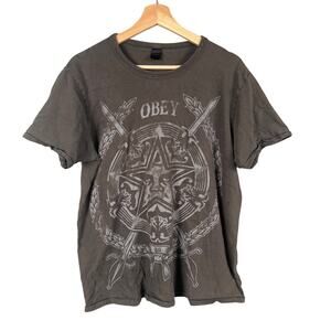 2000's OBEY Graphic Tee Shirt Men's Size L